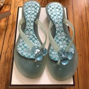 Authentic Coach Flip flop for the beach